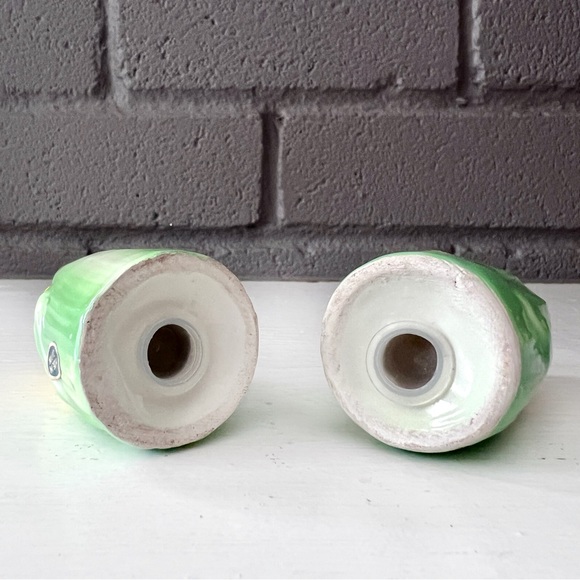 1960s VINTAGE Corn on the Cob Salt & Pepper Shaker Set Pair Husk - Picture 6 of 6